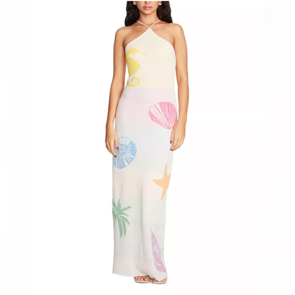 Capittana Barbara Seashell Print Cover-Up Dress, NWT